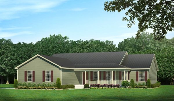 The Bristol 2 House Plan Front Elevation Rendering